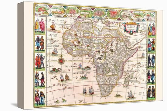 Africa-Willem Janszoon Blaeu-Stretched Canvas