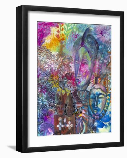 Africa-Oxana Zaika-Framed Giclee Print