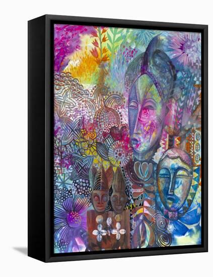 Africa-Oxana Zaika-Framed Stretched Canvas