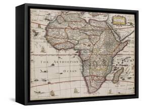 Africae Descriptio Nova, Trevethen Sculp, 1652-Henry Seile-Framed Stretched Canvas