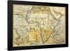 Africae Ta Bula Nova- Antique Map Of Africa-null-Framed Poster