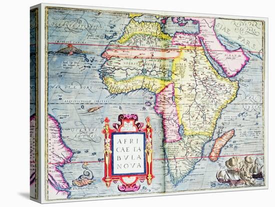 Africae Tabvla Nova, 1570-Abraham Ortelius-Stretched Canvas