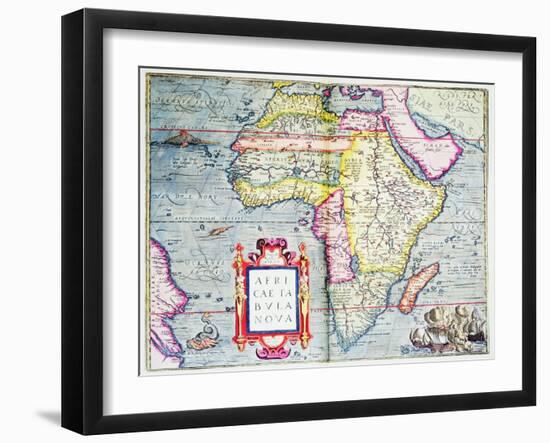 Africae Tabvla Nova, 1570-Abraham Ortelius-Framed Premium Giclee Print
