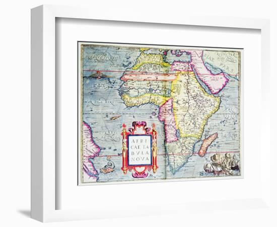 Africae Tabvla Nova, 1570-Abraham Ortelius-Framed Giclee Print