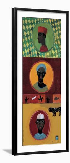 Africain Headdresses-Aurelia Fronty-Framed Art Print