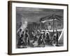 African Am Contraband Prayer Meeting-null-Framed Giclee Print