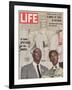 African American Activists Randolph and Rustin, Organizers of the Freedom March, September 6, 1963-Leonard Mccombe-Framed Photographic Print