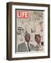 African American Activists Randolph and Rustin, Organizers of the Freedom March, September 6, 1963-Leonard Mccombe-Framed Premium Photographic Print