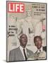 African American Activists Randolph and Rustin, Organizers of the Freedom March, September 6, 1963-Leonard Mccombe-Mounted Premium Photographic Print