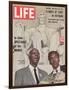 African American Activists Randolph and Rustin, Organizers of the Freedom March, September 6, 1963-Leonard Mccombe-Framed Photographic Print