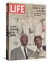 African American Activists Randolph and Rustin, Organizers of the Freedom March, September 6, 1963-Leonard Mccombe-Stretched Canvas