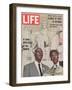 African American Activists Randolph and Rustin, Organizers of the Freedom March, September 6, 1963-Leonard Mccombe-Framed Photographic Print