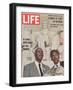 African American Activists Randolph and Rustin, Organizers of the Freedom March, September 6, 1963-Leonard Mccombe-Framed Photographic Print