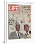 African American Activists Randolph and Rustin, Organizers of the Freedom March, September 6, 1963-Leonard Mccombe-Framed Photographic Print