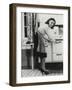 African American Actress Lena Horne at a Gas Stove-null-Framed Photo