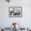 African American Airman Receiving a Military Award at Tuskegee Army Air Field-null-Framed Photo displayed on a wall