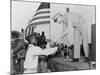 African American Airman Receiving a Military Award at Tuskegee Army Air Field-null-Mounted Photo