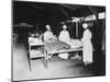 African American Army Nurses in Surgical Ward at Milne Bay, New Guinea, During World War 2-null-Mounted Photo