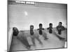 African-American Arthritis Patients Receiving Treatment in Hot Wath Baths at Spa-Alfred Eisenstaedt-Mounted Photographic Print