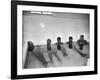 African-American Arthritis Patients Receiving Treatment in Hot Wath Baths at Spa-Alfred Eisenstaedt-Framed Photographic Print