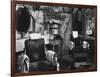 African American Barber Shop, Atlanta, Georgia, March, 1936-null-Framed Art Print