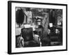 African American Barber Shop, Atlanta, Georgia, March, 1936-null-Framed Art Print