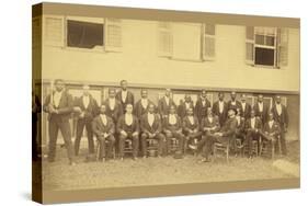 African American Baseball Team, Danbury, Connecticut-null-Stretched Canvas