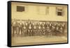 African American Baseball Team, Danbury, Connecticut-null-Framed Stretched Canvas