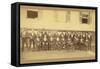 African American Baseball Team, Danbury, Connecticut-null-Framed Stretched Canvas