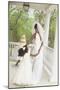 African American Bride Dancing with Flower Girl-Blend Images-Mounted Photographic Print