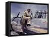 African American Cadet L. Deitz at the Naval Air Base-null-Framed Stretched Canvas