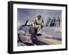 African American Cadet L. Deitz at the Naval Air Base-null-Framed Photo