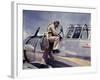 African American Cadet L. Deitz at the Naval Air Base-null-Framed Photo