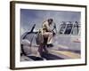 African American Cadet L. Deitz at the Naval Air Base-null-Framed Photo