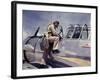 African American Cadet L. Deitz at the Naval Air Base-null-Framed Photo