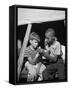 African American Camper Helps a White Bubby with His Bandaged Hand-Gordon Parks-Framed Stretched Canvas