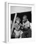 African American Camper Helps a White Bubby with His Bandaged Hand-Gordon Parks-Framed Photo