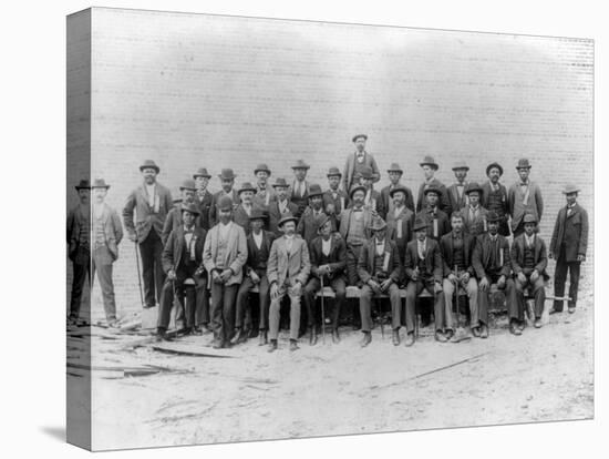 African American Carpenter's Union Photograph - Jacksonville, FL-Lantern Press-Stretched Canvas