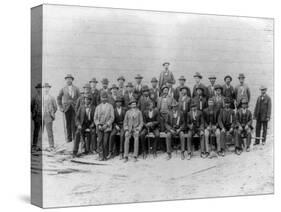 African American Carpenter's Union Photograph - Jacksonville, FL-Lantern Press-Stretched Canvas