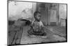 African American Child on a Dilapidated Porch, Louisiana, September, 1938-null-Mounted Photo