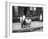 African American Children Posing on a Sidewalk in the Slums of Chicago-Gordon Coster-Framed Photographic Print