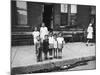 African American Children Posing on a Sidewalk in the Slums of Chicago-Gordon Coster-Mounted Photographic Print
