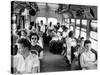 African American Citizens Sitting in the Rear of the Bus in Compliance with Florida Segregation Law-Stan Wayman-Stretched Canvas