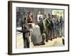 African-American Citizens Voting in Richmond, Virginia, 1871-null-Framed Giclee Print