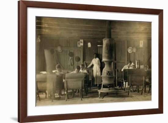 African American Classroom-null-Framed Premium Giclee Print