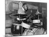 African American Drummer in Orchestra in Memphis Juke Joint, Tennessee, October, 1939-null-Mounted Photo