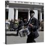 African American Drummers In Parade For Mardi Gras-Carol Highsmith-Stretched Canvas