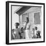 African-American family in California, 1939-Dorothea Lange-Framed Photographic Print