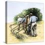 African American Field Hands Hooking Up Sugar Cane in Louisiana, c.1800-null-Stretched Canvas