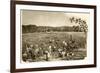 African-American Field-Hands Picking Cotton in the Deep South, c.1890-null-Framed Giclee Print